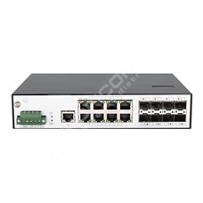 BDCOM IES2000-TU8S8T: 8-Port Gigabit SFP + 8-Port Gigbat RJ45 L2+ Managed Industrial  Switch ( AC/DC hybrid power input, working temperature: -40~85°C; IP40; DIN-rail or half-rack installation)