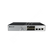 BDCOM S2510-P: 8-Port Gigabit PoE+ 2-Port Gigabit SFP L3-lite Managed PoE Switch( AC-220V power supply, 130W POE budget, with cooling fan, 1U, desktop/rack-mounted installation)