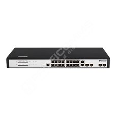 BDCOM S2520-P: 16-Port Gigabit PoE+ 2-Port Gigabit SFP + 2-Port Gigabit RJ45/SFP Combo L3-lite Managed PoE Switch(single AC-220V power supply, 250W POE budget, with cooling fan, 1U, standard 19-inch rack-mounted installation)