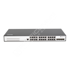 BDCOM S2900-24P4X: 24-Port Gigabit PoE+ 4-Port 10G SFP+ L3-lite Stackable Managed Switch (single AC-220V power supply, 370W PoE budget; with cooling fan; 1U; standard 19-inch rack-mounted installation)