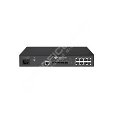 BDCOM S2900-8P4X: 8-Port Gigabit PoE + 4-Port 10GE SFP+ L3-lite Managed Switch (single built-in AC-220V power supply; fanless,  1U,  standard 19-inch rack-mounted installation)