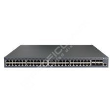 BDCOM S3900-48T6X: 48-Port Gigabit RJ45 + 6-Port 10G SFP+ L3 Stackable Managed Switch (2 power slots,  single hot-swap AC-220V power supply,  with cooling fan,  1U,  19-inch rack-mounted installation)