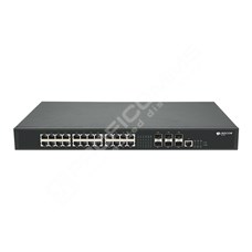 BDCOM S5700-24EP6X: 24-Port 2.5G PoE+ 6-Port 10G SFP+ L3 Managed Switch (built-in single AC-220V power supply; 740W POE budget; with cooling fan, 1U, standard 19-inch rack-mounted installation)