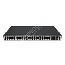 BDCOM S5700-48ET4X2Q: 48-Port 2.5G RJ45 + 4-Port 10G SFP+ 2-Port 40G QSFP+ L3 Managed Switch (dual hot-swap power slots with single AC-220V power supply; with cooling fan, 1U, standard 19-inch rack-mounted installation)