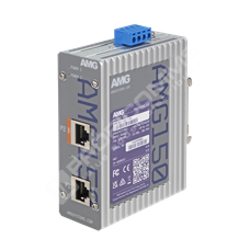 AMG systems AMG150-1GAT-P30: "Industrial 1 Port PoE Injector, 1 x 10/100/1000Base-T(x) RJ45 Port (Input), 1 x 10/100/1000Base-T(x) RJ45 Port With 802.3at 30W PoE (Output), DIN Rail / Wall Mount, -40°C to +75°C, 48-56 VDC Power Input"