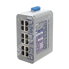 AMG systems AMG150-2GBT-4GAT-P300: Industrial 6 Port PoE Injector, 6 x 10/100/1000Base-T(x) RJ45 Ports (Input), 2 x 10/100/1000Base-T(x) RJ45 Ports With 802.3bt 60/90W PoE (Output), 4 x 10/100/1000Base-T(x) RJ45 Ports With 802.3at 30W PoE (Output), DIN Rail / Wall Mount, -40°C to +75°