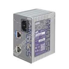 AMG systems AMG155-1GAT-P30: Industrial 1 Port PoE Injector, 1 x 10/100/1000Base-T(x) RJ45 Port (Input), 1 x 10/100/1000Base-T(x) RJ45 Port With 802.3at 30W PoE (Output), DIN Rail / Wall Mount, -40°C to +75°C, Integrated 30W PSU, 85-264 VAC IEC Mains Power Input"