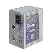 AMG systems AMG155-1XAT-P30: Industrial 1 Port PoE Injector, 1 x 10/100/1000/2.5G/5G/10GBase-T(x) RJ45 Port (Input), 1 x 10/100/1000/2.5G/5G/10GBase-T(x) RJ45 Port With 802.3at 30W PoE (Output), DIN Rail / Wall Mount, -40°C to +75°C, Integrated 30W PSU, 85-264 VAC IEC Mains Pow