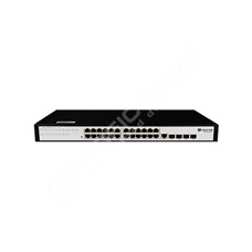 BDCOM S2528-C: 24-Port Gigabit RJ45 + 4-Port Gigabit SFP L3-lite Managed Switch (single AC-220V power supply; fanless, 1U, standard 19-inch rack-mounted installation)