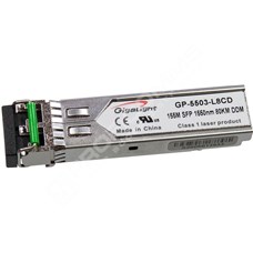 Gigalight GP-5503-L8CD: SFP transceiver with DDMI, 155M, 1550nm, SM, 80km, Dual LC connectors, Temp. 0-70°C