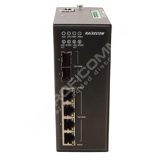 Raisecom S1508i-2GF-4GE-DCW24: L2 Din-Rail manageable industrial switch with 2*100Base-FX/1000Base-X SFP ports4*10/100/1000Base-T RJ45 ports-DCW24: 12/24VDC (10~36 VDC)