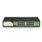 BDCOM S1500-16T: 16-port GE RJ45 Unmanaged Switch,  DIP function,  thunder-proof,  built-in AC220V power supply; desktop/rack-mounted installation 