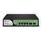 BDCOM S1500-4P2S: 4-port GE PoE + 2-port GE uplink SFP Unmanaged PoE Switch, Unmanaged PoE Switch,  DIP function,  built-in AC220V power supply; fanless, 60W PoE budget,  desktop installation