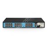 BDCOM S1200-24P2G1S: 24-port 100M PoE + 2-port GE RJ45 + 1-port GE SFP Unmanaged PoE Switch,  DIP function,  built-in AC 220V power supply; PoE budget 280W,  rack-mounted installation