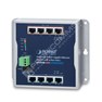 Planet WGS-804HP: IP30 8-Port Gigabit Wall-mount Switch with 4-Port 802.3AT POE+ (-40 to 75 C), dual redundant power input on 48-54V DC terminal block and power jack, wall mounting, magnetic wall mounting or DIN-rail mounting